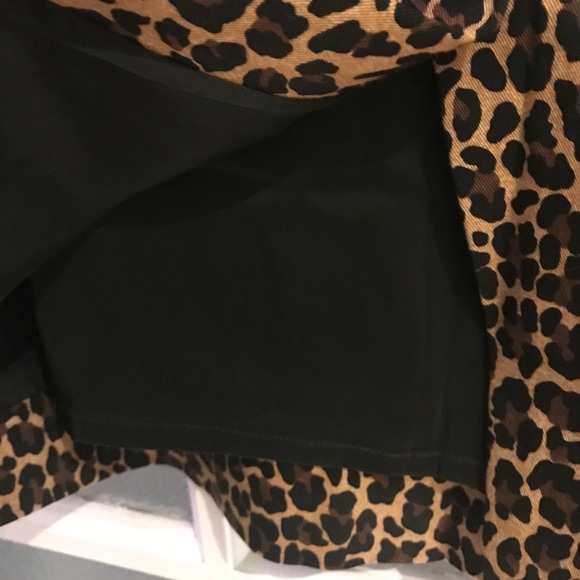 J Crew cotton leopard pencil skirt - Picture 4 of 6